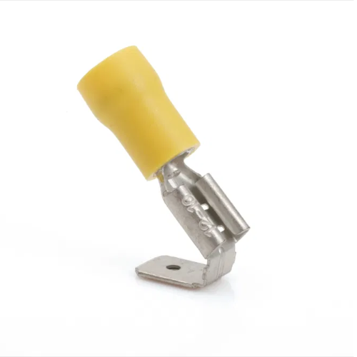 Term Tech Pre-Insulated Terminals Yellow Piggy Back Terminal 6.3mm Wide