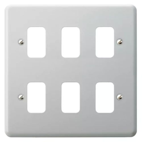 MK Metalclad 6 Module Faceplate