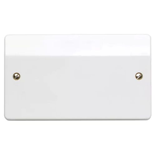 MK Logis Plus Double 2 Gang Blank Plate