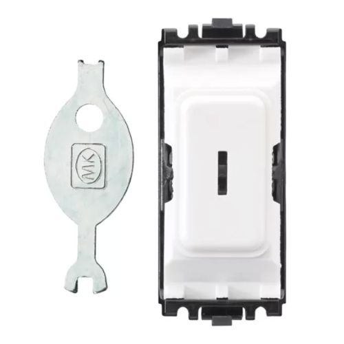 MK Grid Plus 20 Amp SP 1 Way Secret Key Switch Module