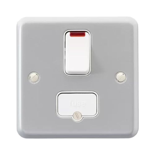 MK Metalclad Fused Switched Spur Connection Unit with Neon