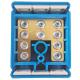 Deligo 100A 5 Way Connector Block/Distribution Terminal Blue - view 2
