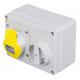Gewiss Interlock 16 amp Switched Socket 2P+E 110v IP44 - view 2