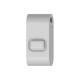 Grey 1 Gang Switch Kinetic Silicone Fob IP65 - view 1