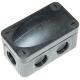 Wiska Combi 206 Black Weatherproof Junction Box - view 2