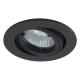 Ansell Twistlock GU10 IP44 Outdoor Die-Cast Gimbal Downlight Black - view 1