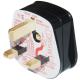 Click Polar 3 amp 3 pin Lighting Plug Black - view 1