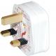 Click Polar 13 Amp Standard 3 Pin Household Plug White - view 1